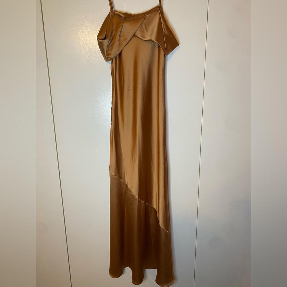 formal gold maxi dress